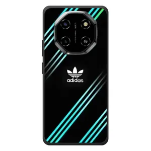 Чохли Адидас для Blackview Shark 6 (AlphaPrint) (Адідас з полосами)
