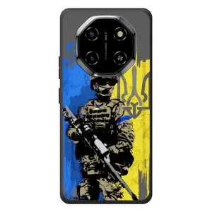 Чехлы с картинкой ЗСУ для Blackview Shark 6 (AlphaPrint) (АРТ солдат)