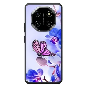 Чехлы с Цветами для Blackview Shark 6 (VPrint) (Бабочка на цветочке)