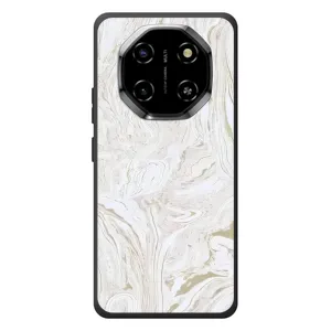 Мраморный чехол на Blackview Shark 6 (VPrint) (Белый мрамор)