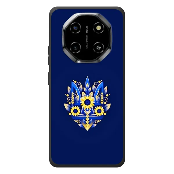 Чохол з принтом «Квітковий Герб» для Blackview Shark 6
