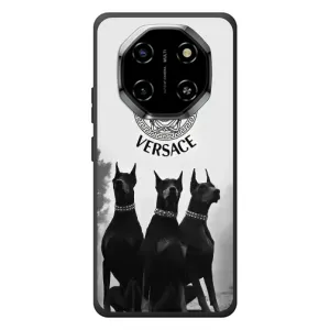 Чехлы VERSACE для Блэквью Шарк 6 (PREMIUMPrint) (Доберман Версаче)