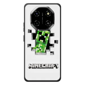 Чехол Майнкрафт на Blackview Shark 6 (AlphaPrint) Minecraft (крипер Майнкрафт)