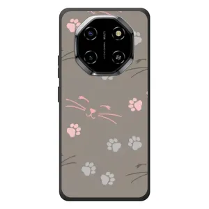 Чехол с рисунком кот на Blackview Shark 6 (Лапы и усы)