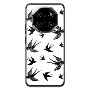 Чехол с птицами на Blackview Shark 6 (VPrint) (Ласточки)