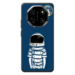 Чехол NASA для Blackview Shark 6 (AlphaPrint) (Мальчик в шлеме)