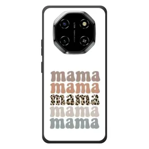 Чехлы для мамы на Blackview Shark 6 (Текстовый коллаж мама)