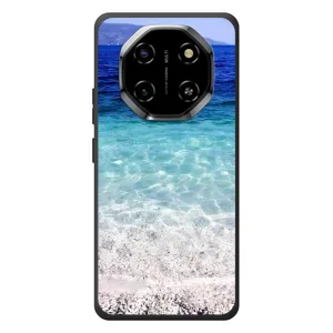 Силиконовый чехол с КАРТИНКАМИ лето для Blackview Shark 6 (AlphaPrint) (Море)