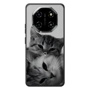 Чехол с рисунком кот на Blackview Shark 6 (Пара котов)