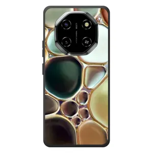 Мраморный чехол на Blackview Shark 6 (VPrint) (Радужный Мрамор)
