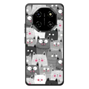 Чехлы с Котиками для Blackview Shark 6 (VPrint) (Рисованные котики)