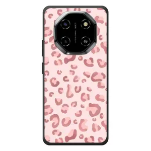 Чехол с розовым рисунком для Blackview Shark 6 (Розовый леопард)