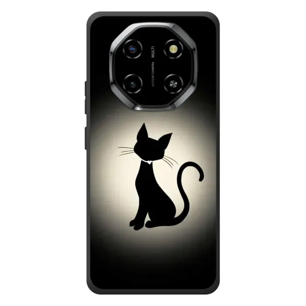 Чехол с принтом «Силуэт котика» для Blackview Shark 6 Чехол с принтом «Силуэт котика» для Blackview Shark 6
