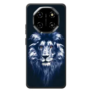 Чехол со Львом для Blackview Shark 6 (VPrint) (Синий Лев)