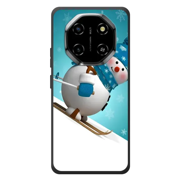 Чехол с принтом «Снеговик на лыжах» для Blackview Shark 6
