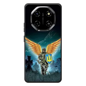 Чехлы с картинкой ЗСУ для Blackview Shark 6 (AlphaPrint) (Солдат ЗСУ)
