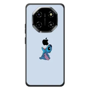 Чехол с принтом Стич на Blackview Shark 6 (Stitch apple)