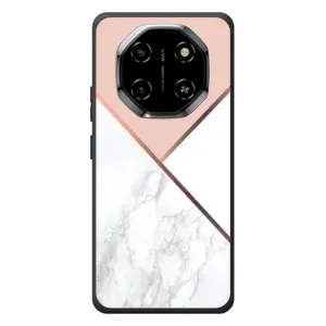 Мраморный чехол на Blackview Shark 6 (VPrint) (Тройной мрамор)