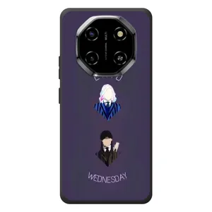 Чехлы Венсдей на Blackview Shark 6 Уэнсдей (AlphaPrint) (Уэнздей и подруга)