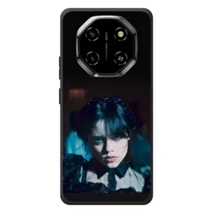 Чехлы Венсдей на Blackview Shark 6 Уэнсдей (AlphaPrint) (взгляд Уэнздей)