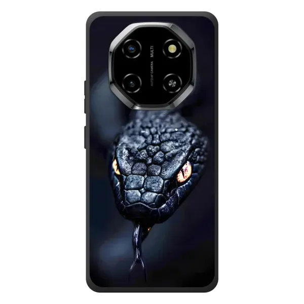 Чохол з принтом «Чорна змія» для Blackview Shark 6 Чохол з принтом «Чорна змія» для Blackview Shark 6
