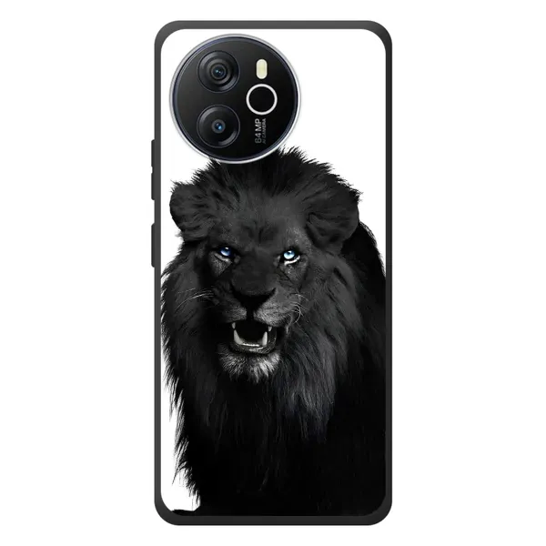 Чохол з принтом «Чорний ЛЕВ» для Blackview Shark 8