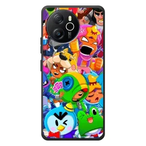 Чехлы Brawl Stars для Blackview Shark 8 (AlphaPrint) (Герої Бравл Старс)