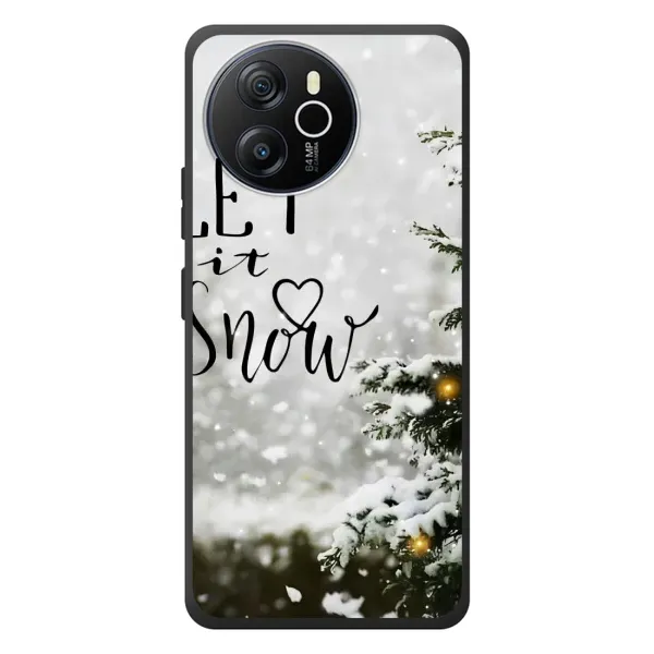 Чехол с принтом «Let it snow» для Blackview Shark 8