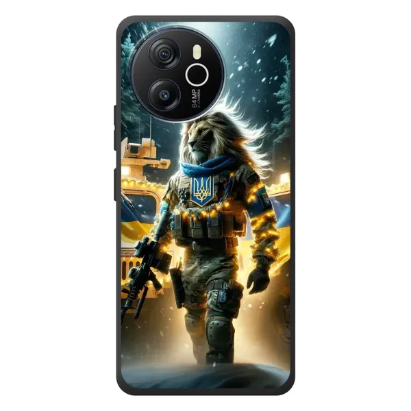 Чехол с принтом «ЛЕВ ЗСУ» для Blackview Shark 8