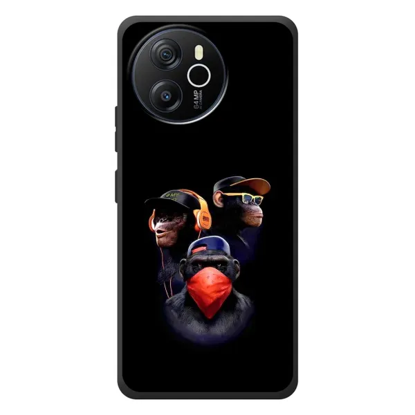 Чехол с принтом «Три обезьяны» для Blackview Shark 8