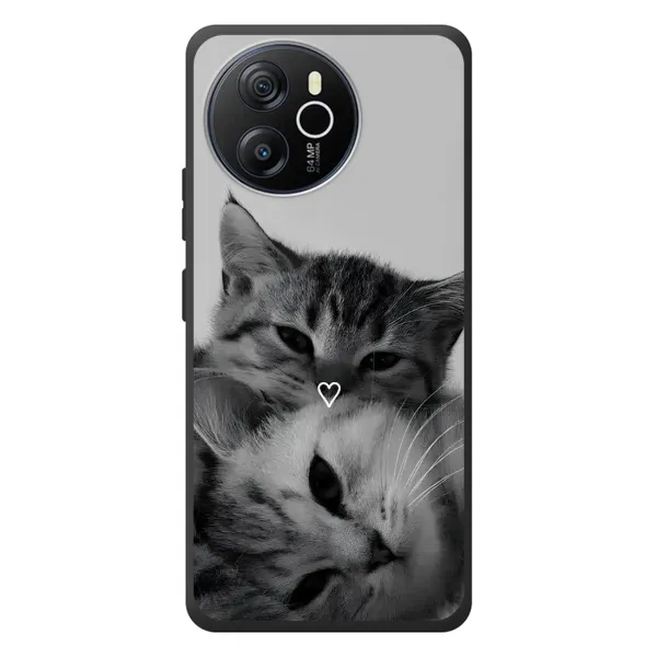 Чехол с принтом «Пара котов» для Blackview Shark 8 Чехол с принтом «Пара котов» для Blackview Shark 8