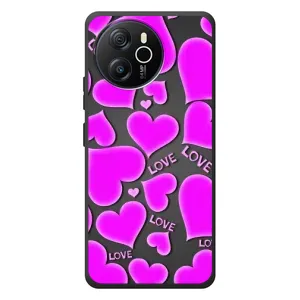 Чехлы для любимой на Блэквью Шарк 8 (VPrint) (Pink hearts)