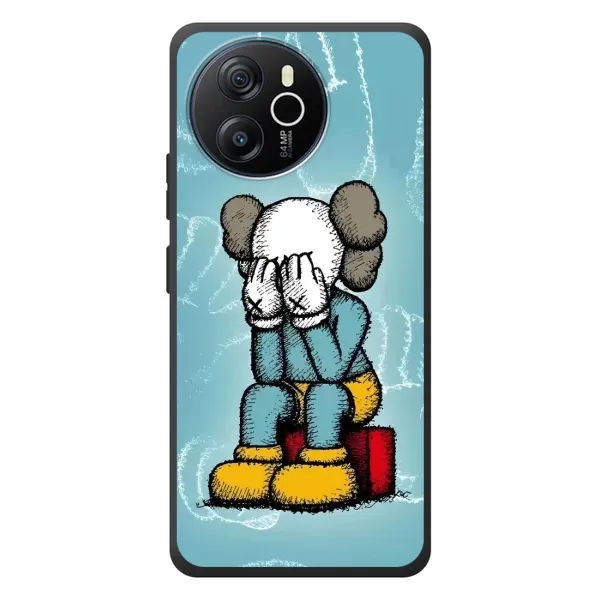 Чехол с принтом «Плач Bearbrick» для Blackview Shark 8