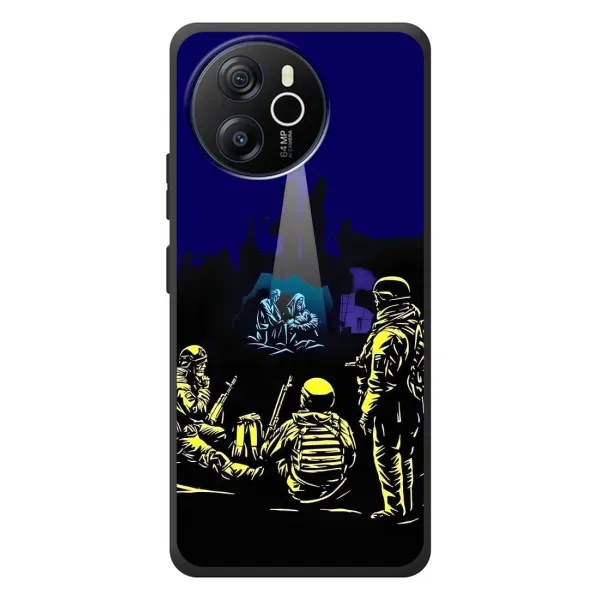 Чохол з принтом «Різдво в Україні» для Blackview Shark 8