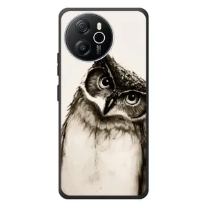 Чехол с птицами на Blackview Shark 8 (VPrint) (Сова)