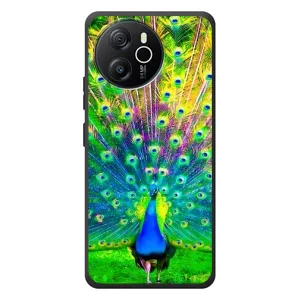 Чехол с птицами на Blackview Shark 8 (VPrint) (Яркий Павлин)