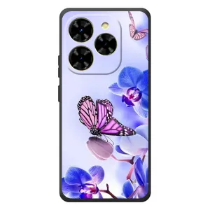Чохли з квітами для Blackview Shark 9 (VPrint) (Метелик на квітах)