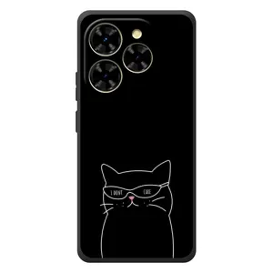 Чохол з малюнком кіт на Blackview Shark 9 (Байдужий кіт)