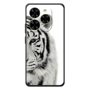Чохли з картинкою животних Blackview Shark 9 (Білий Тигр)