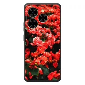 Чохли з квітами для Blackview Shark 9 (VPrint) (Квіти червоні)