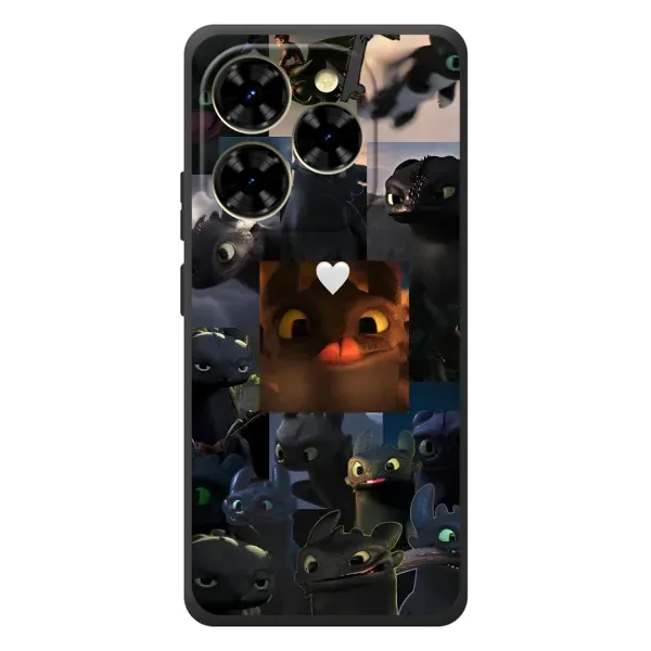 Чохол з принтом «Дракон колаж» для Blackview Shark 9