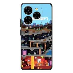 Чохол Майнкрафт на Blackview Shark 9 (AlphaPrint) Minecraft (фон Minecraft)