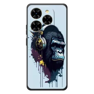 Чохол з Мавпами Blackview Shark 9 - (AlphaPrint) (Горила в навушниках)