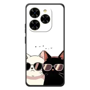 Чохол з малюнком кіт на Blackview Shark 9 (Коти в окулярах)