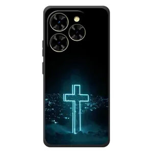 Християнські Чохли для Blackview Shark 9 (AlphaPrint) (Хрест і місто)