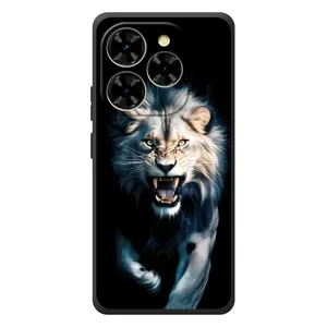 Чохол з картинкою 'Хижаки' для Blackview Shark 9 (Лев у темряві)