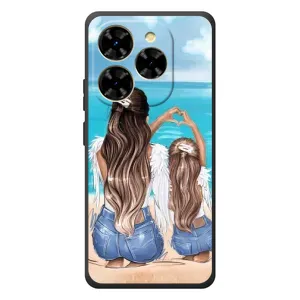 Чохол з друком для Blackview Shark 9 - (Мама з дитинкою) (AlphaPrint) (Мама з донькою)