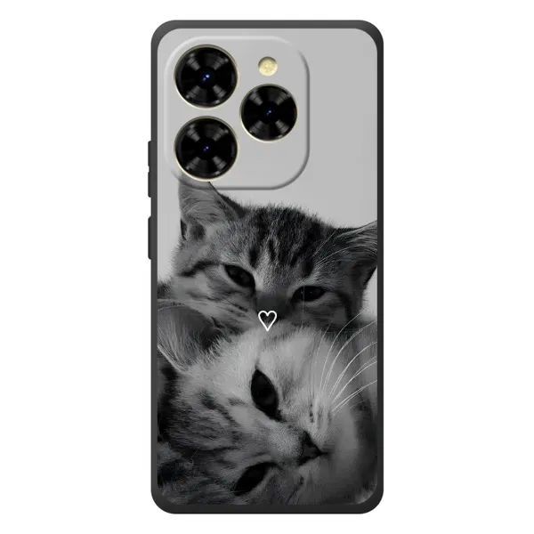 Чохол з принтом «Пара котів» для Blackview Shark 9