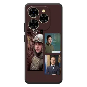 Чохол для Blackview Shark 9 (AlphaPrint - с принтом Зеленського) (Президент)
