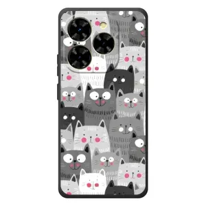Чохли з Котиками для Blackview Shark 9 (VPrint) (Мальовані котики)